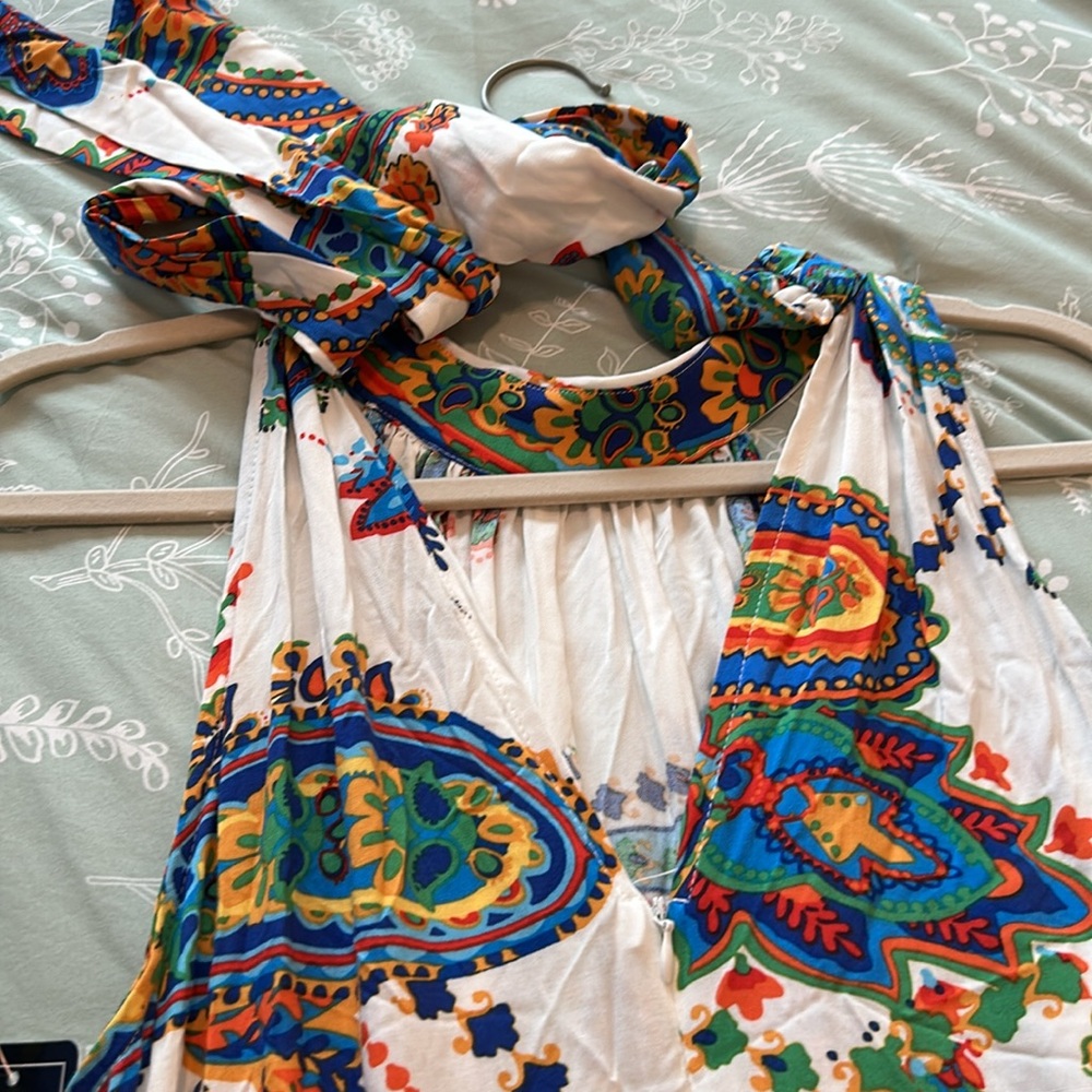 MSK Colorful Paisley Print Maxi Dress /NWT - Picture 8 of 13